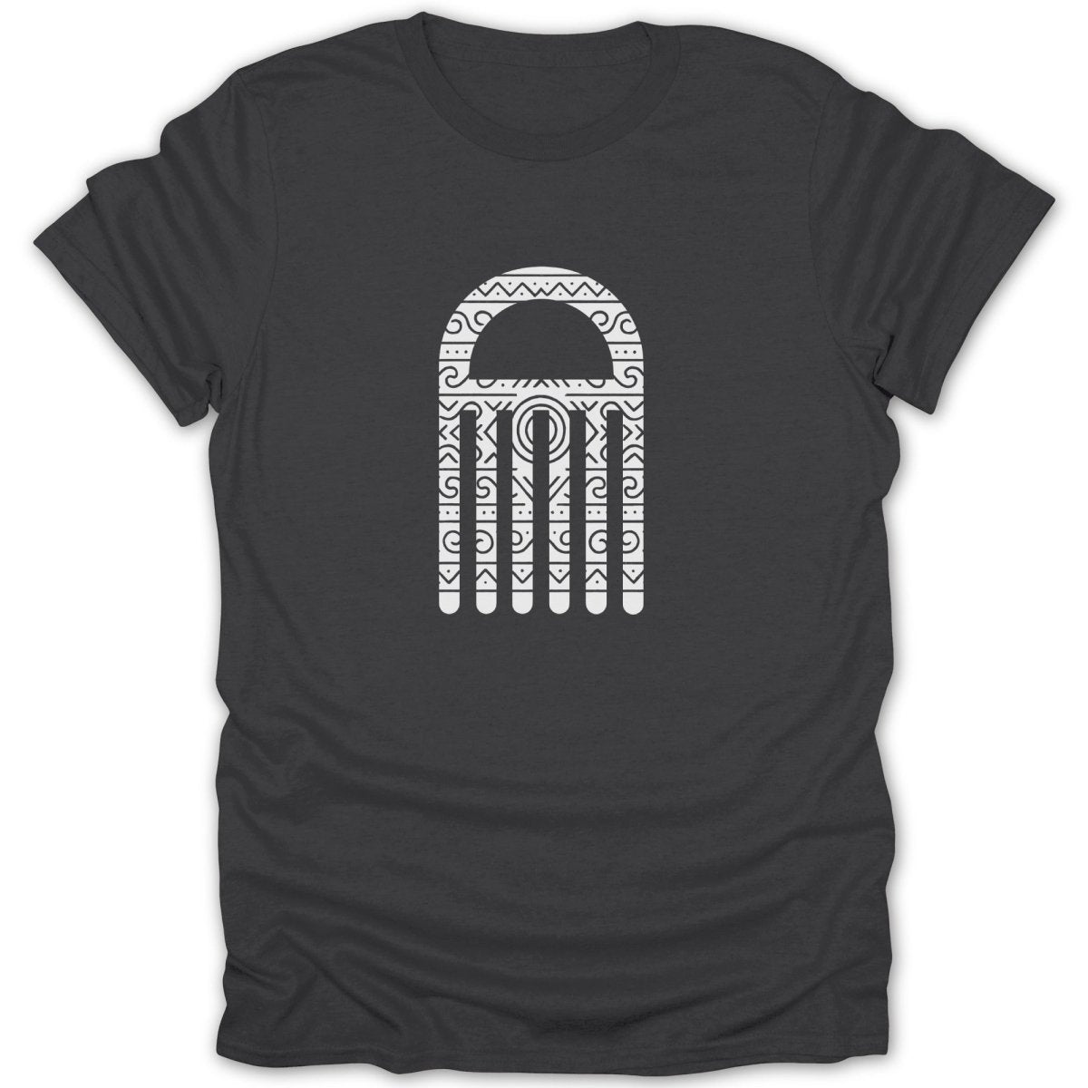 Adinkra Duafe Pattern Tee - Zion Threadz