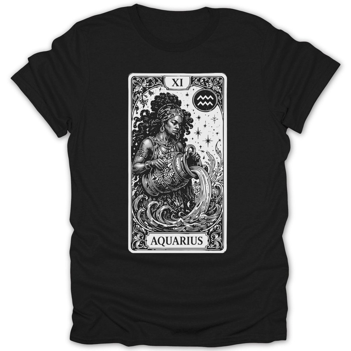 Aquarius Zodiac Tee - Zion Threadz