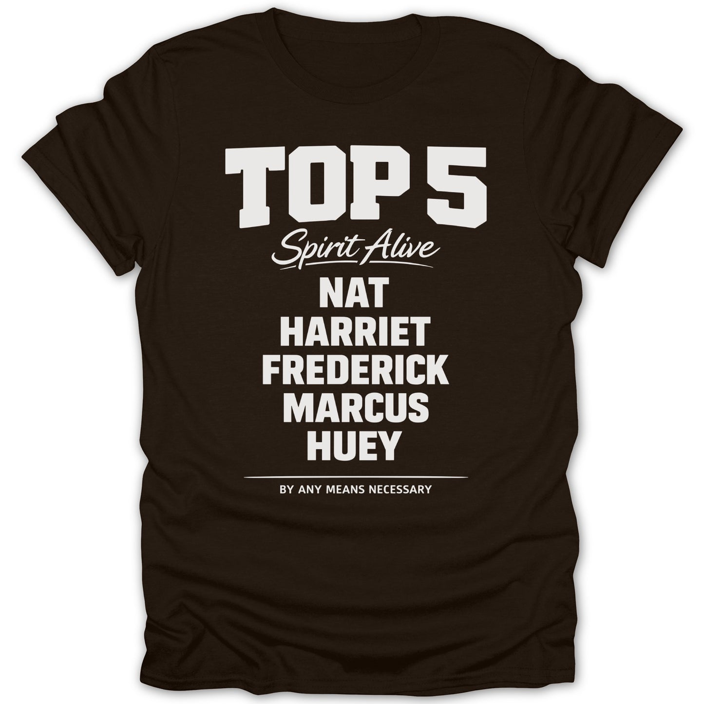 Top 5 Spirit Alive Nat Harriet Frederick Marcus Huey Shirt