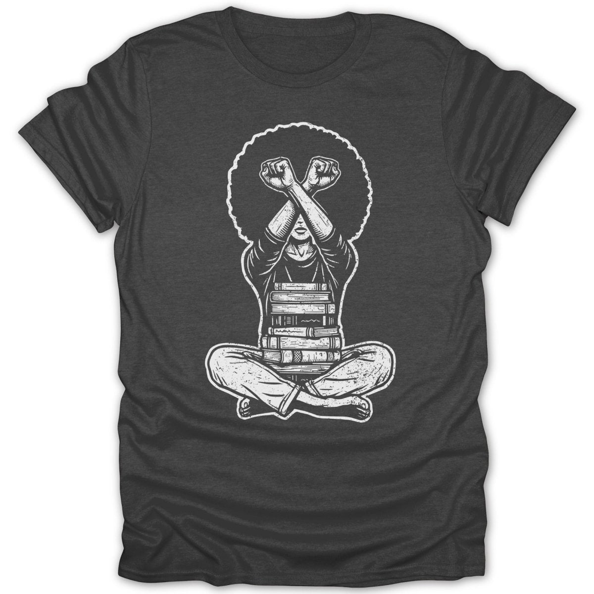 Knowledge Is Power Distressed Tee - Zion Threadz