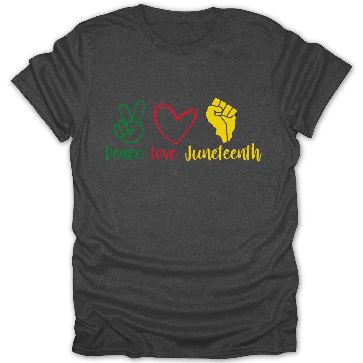 Peace Love Juneteenth Tee - Zion Threadz