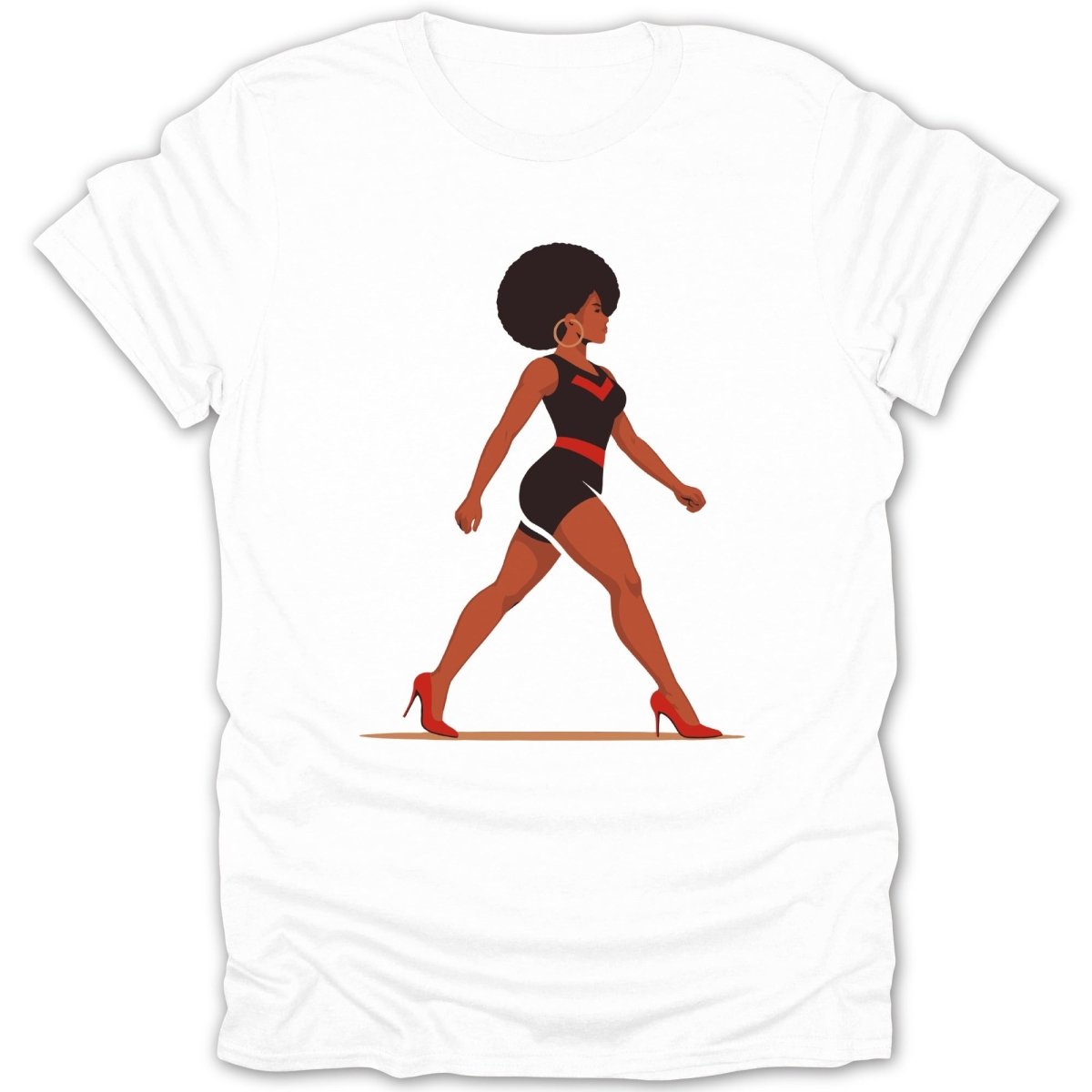 Ebony Power Stride Tee - Zion Threadz