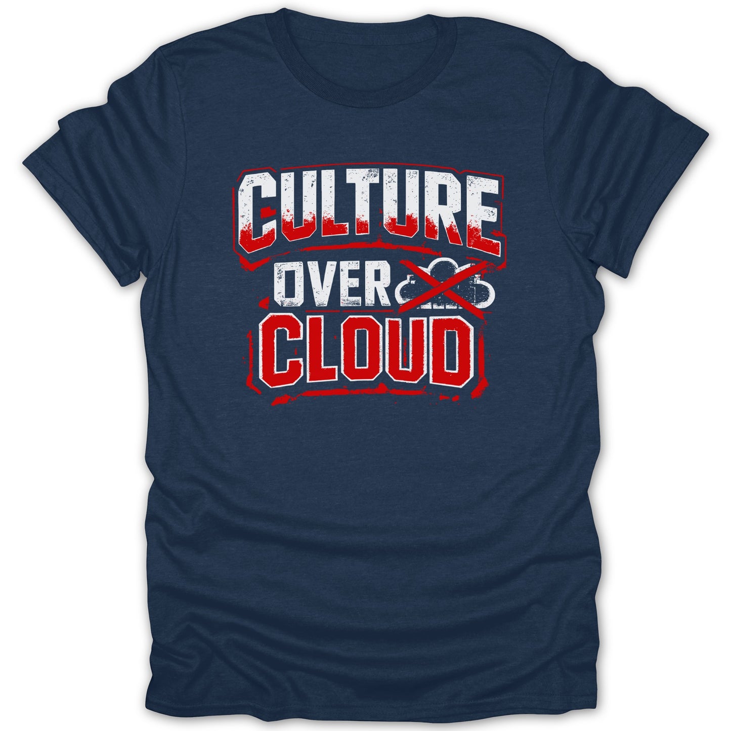 Culture Over Cloud Graphic T-Shirt Casual Tee Shirt