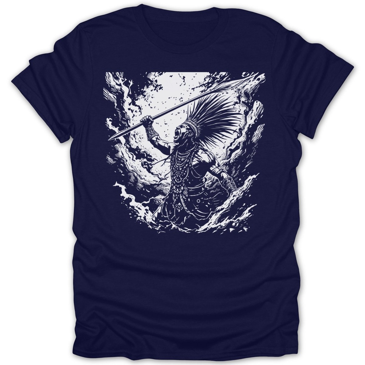 Warrior with Spear Tee - Zion Threadz