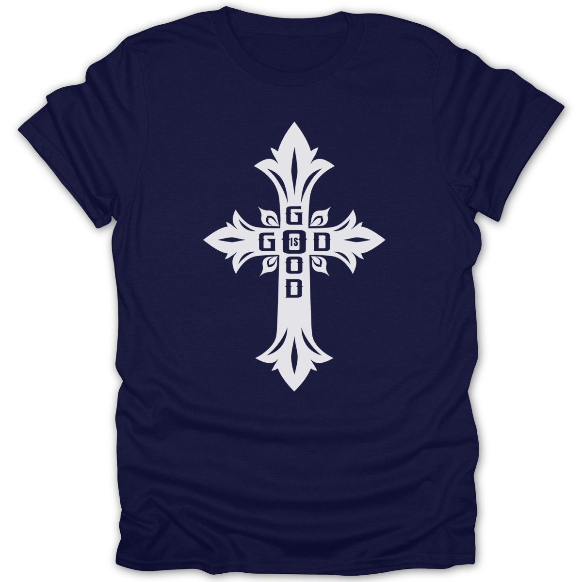 God Is Good Cross Tee - Zion Threadz