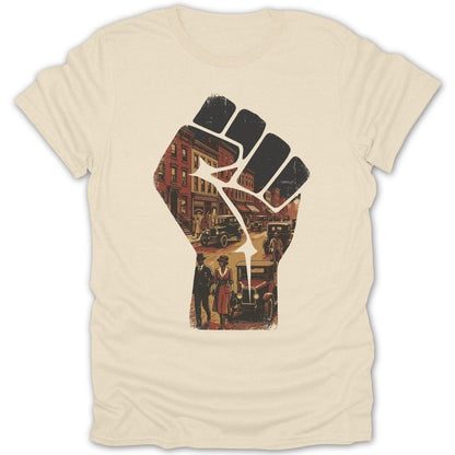 Retro Fist 1900's Tee - Zion Threadz