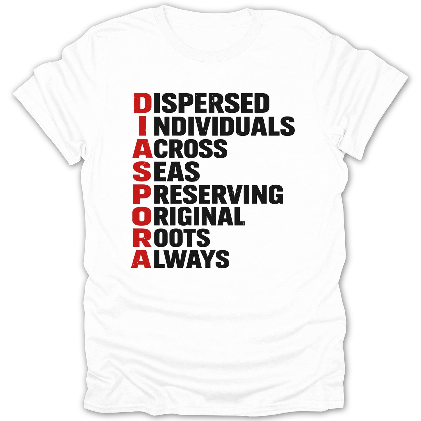 Diaspora Dispersed Individuals Across Seas T-Shirt