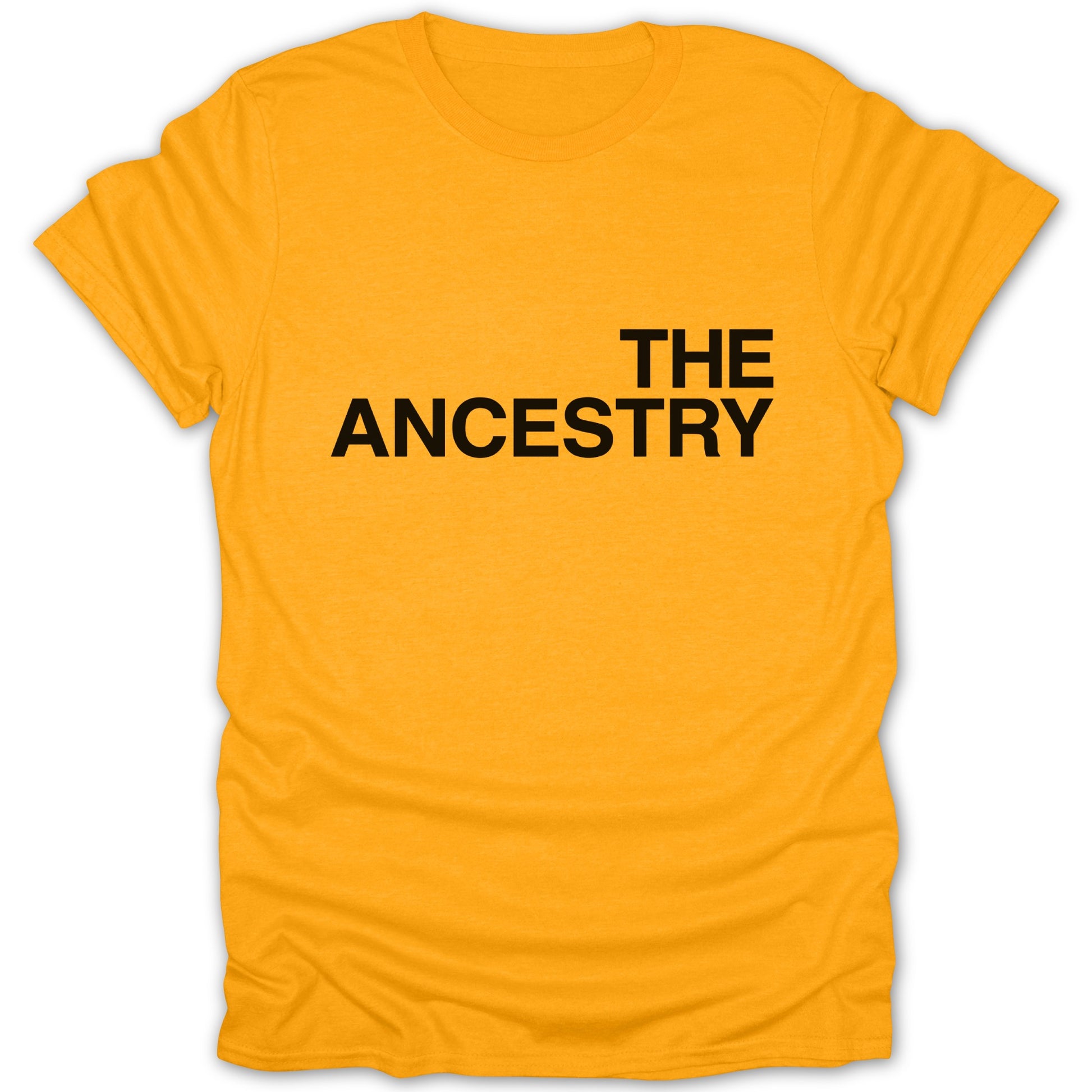 The Ancestry Bold Text Yellow Graphic Tee