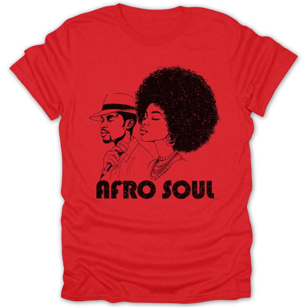 Afro Soul Music Duo Tee - Zion Threadz