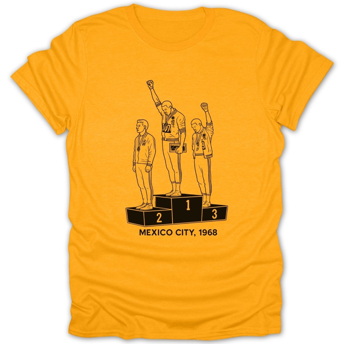 The Olympic Black Power Salute Iconic Moment Art Tee - Zion Threadz