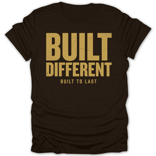 Built Different Built To Last Tee - Zion Threadz