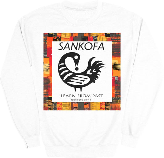 Adinkra Sankofa Color Pattern Sweatshirt - Zion Threadz