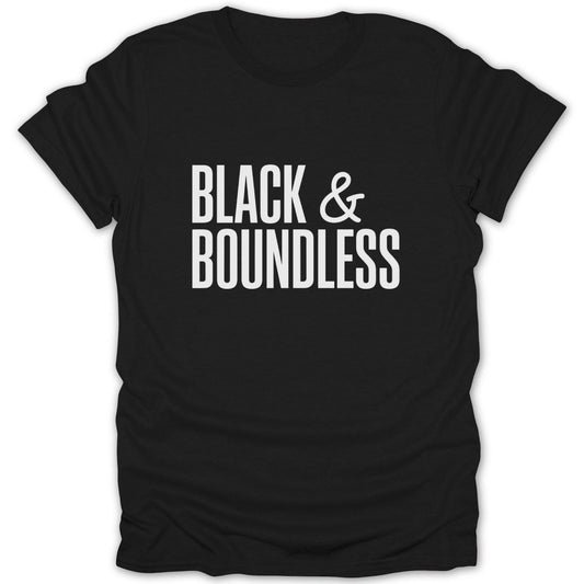 Black and Boundless Tee - Zion Threadz