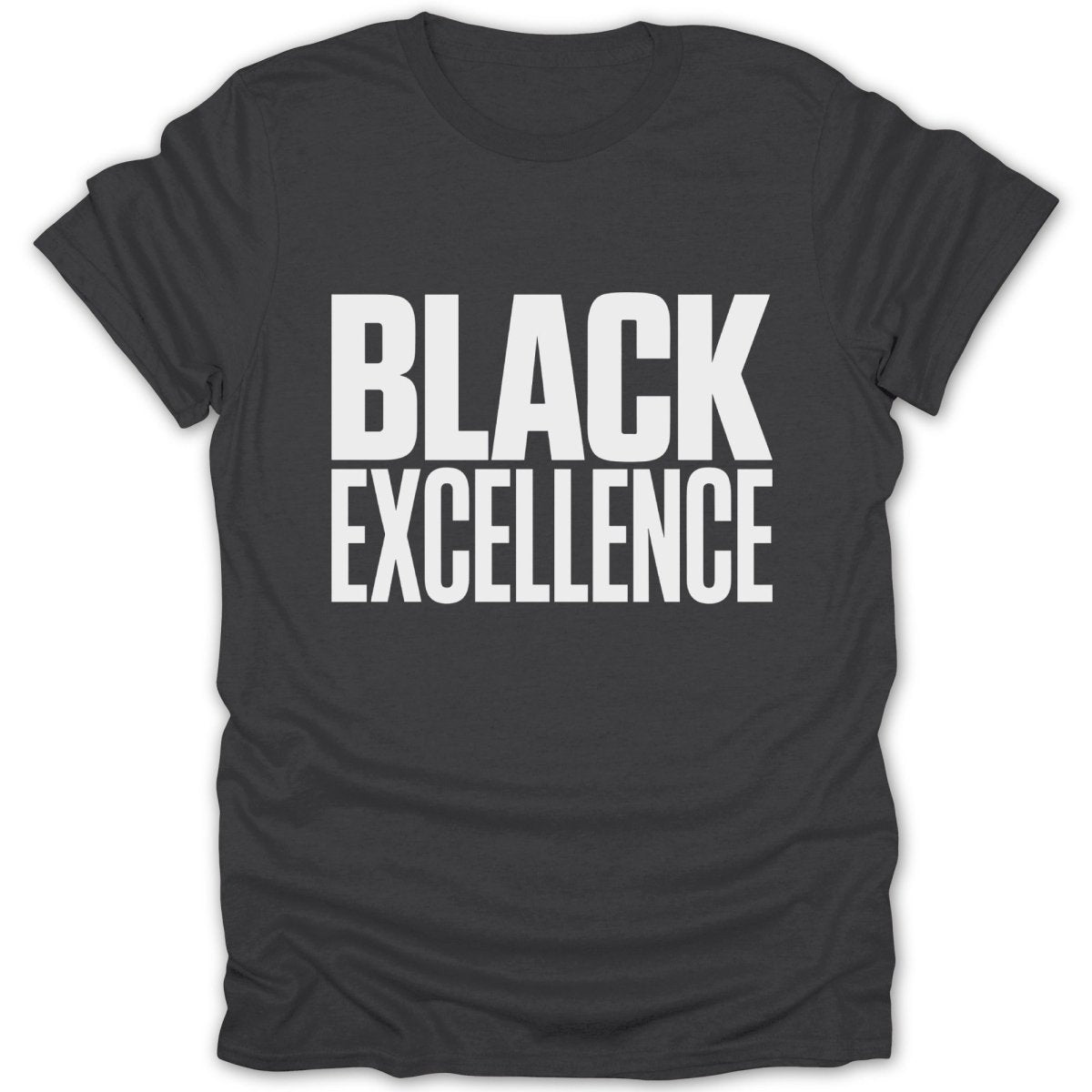 Bold Black Excellence Tee - Zion Threadz