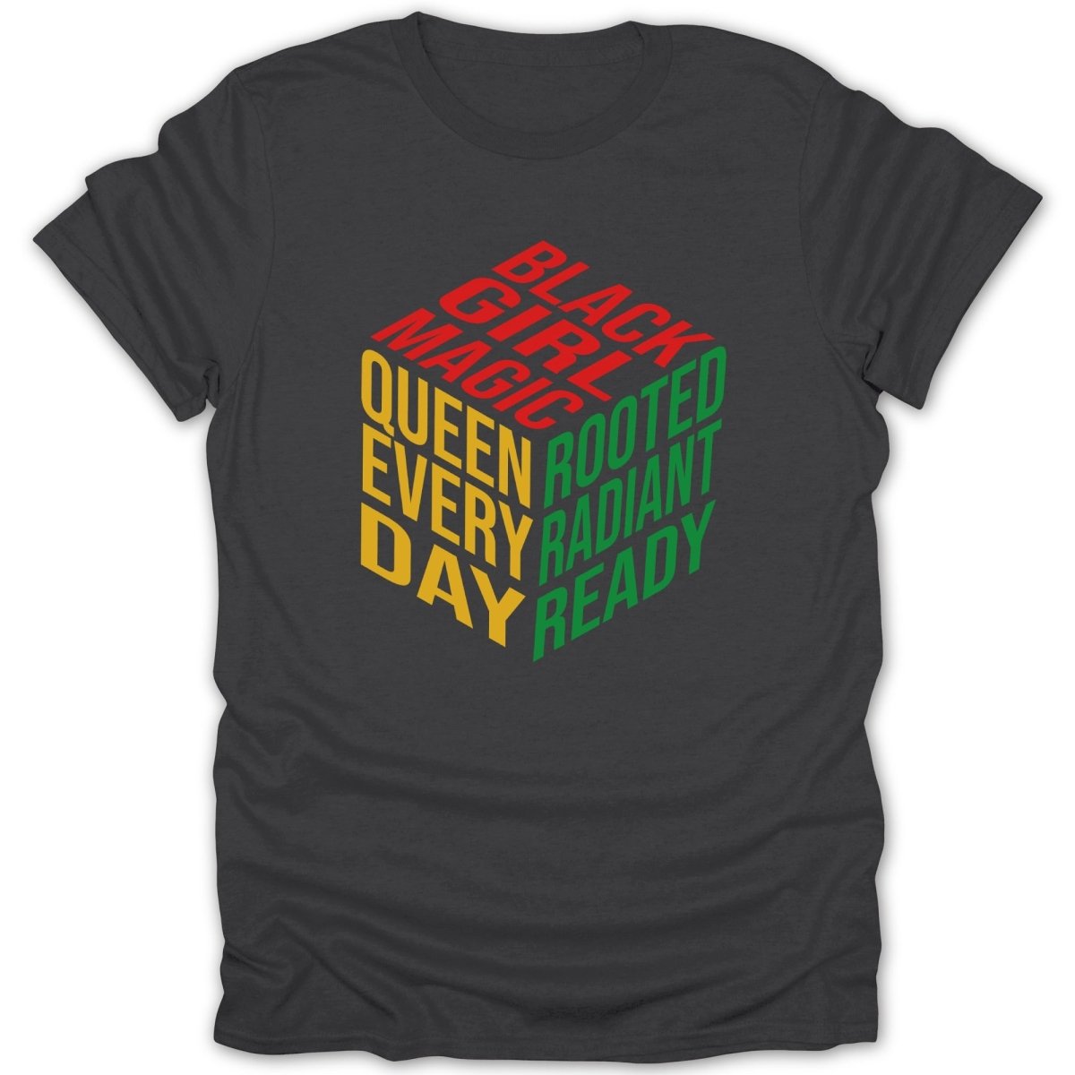 Black Girl Empowerment Cube Tee - Zion Threadz