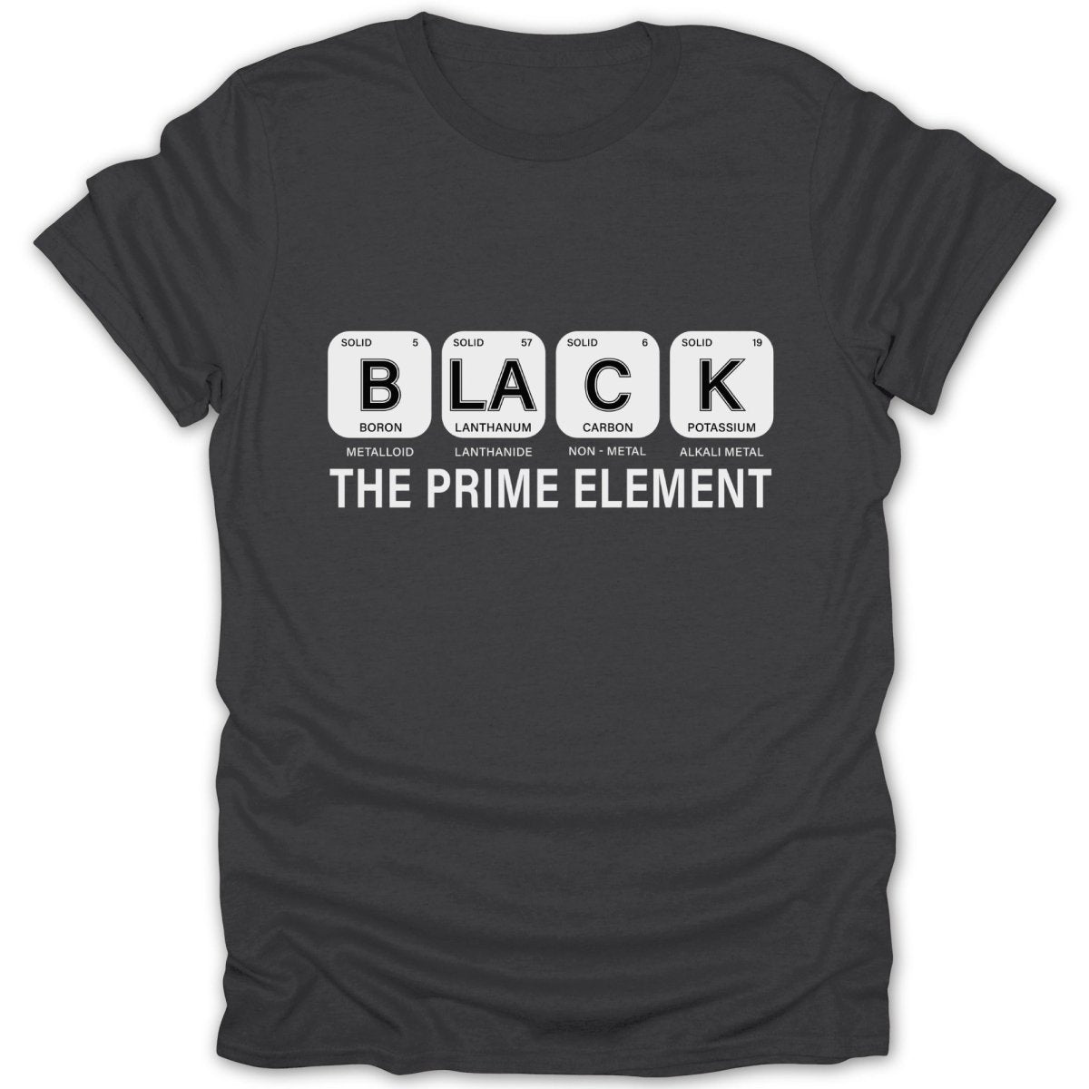Periodic Table Black Element Tee - Zion Threadz