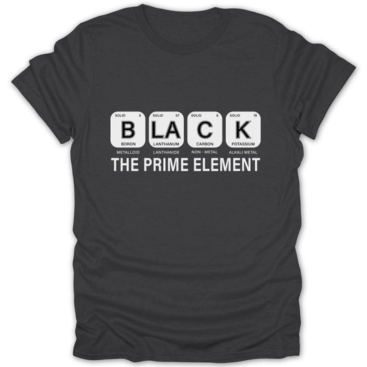 Periodic Table Black Element Tee - Zion Threadz