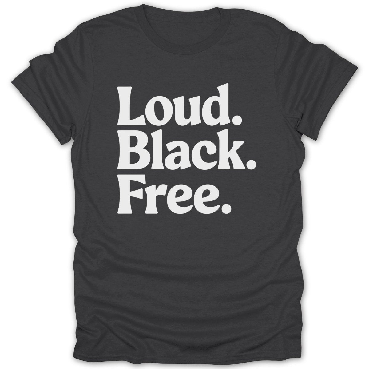 Loud Black Free Tee - Zion Threadz