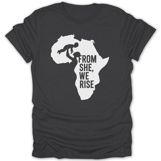 From She We Rise Tee - Zion Threadz