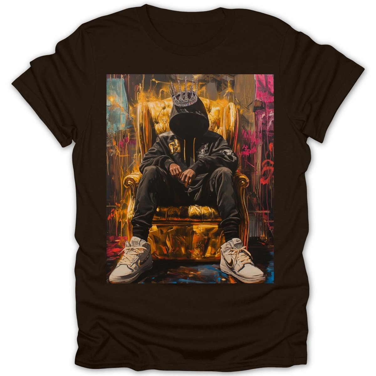 Hip Hop Golden Throne Tee - Zion Threadz