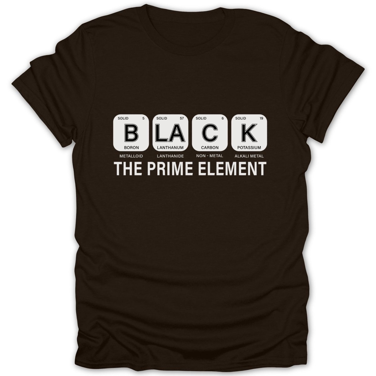 Periodic Table Black Element Tee - Zion Threadz