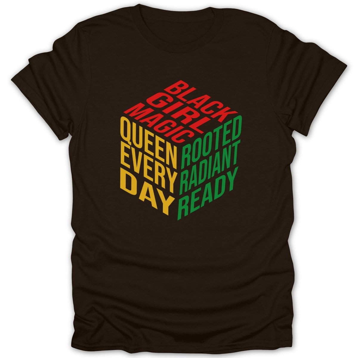 Black Girl Empowerment Cube Tee - Zion Threadz