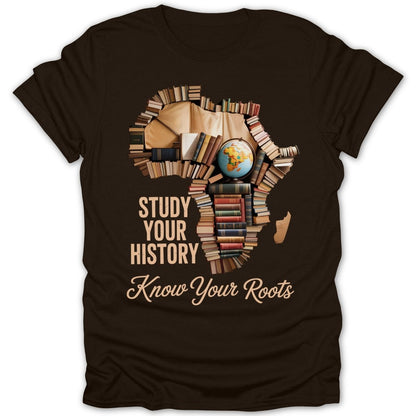 Africa Books Map Tee - Zion Threadz