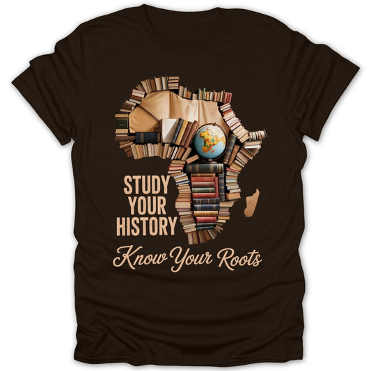 Africa Books Map Tee - Zion Threadz