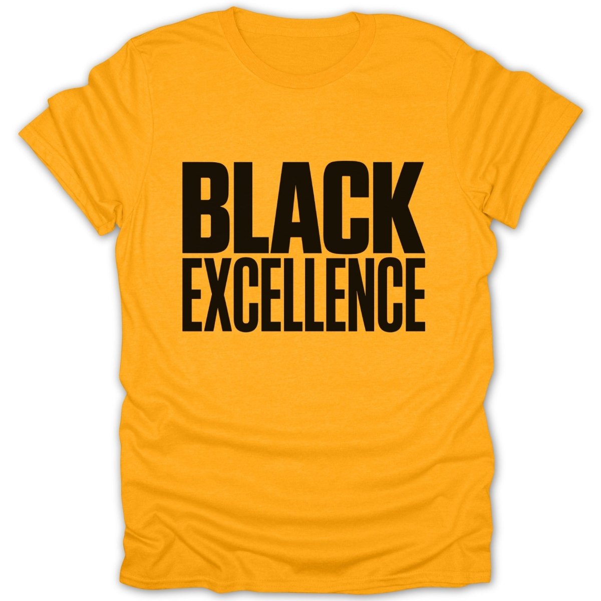 Bold Black Excellence Tee - Zion Threadz