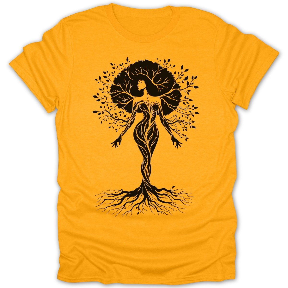 Ebony Tree Woman Silhouette Tee - Zion Threadz