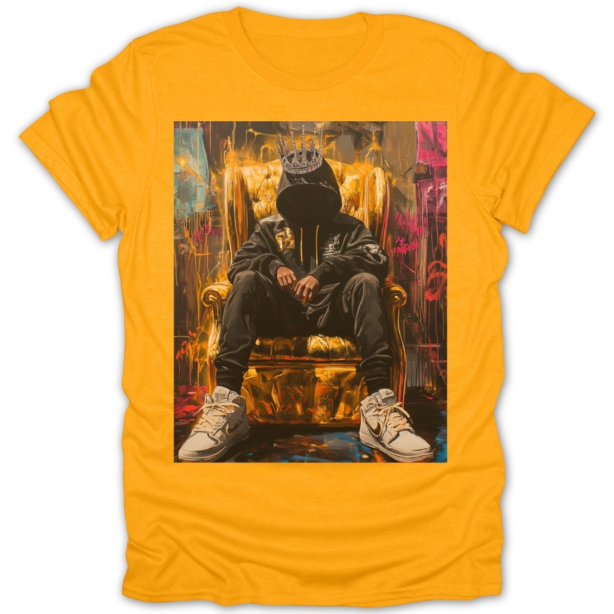 Hip Hop Golden Throne Tee - Zion Threadz