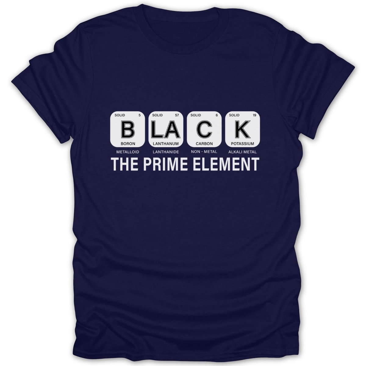 Periodic Table Black Element Tee - Zion Threadz