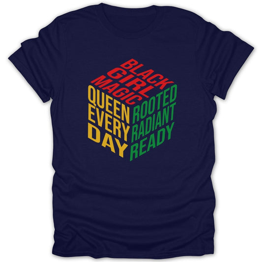 Black Girl Empowerment Cube Tee - Zion Threadz