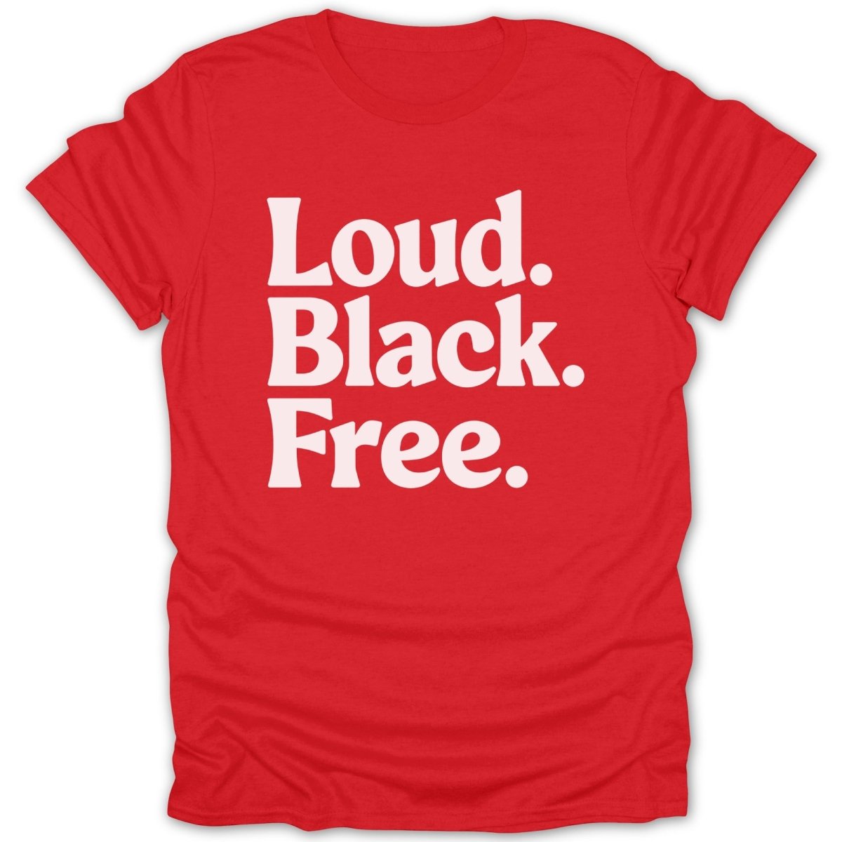Loud Black Free Tee - Zion Threadz