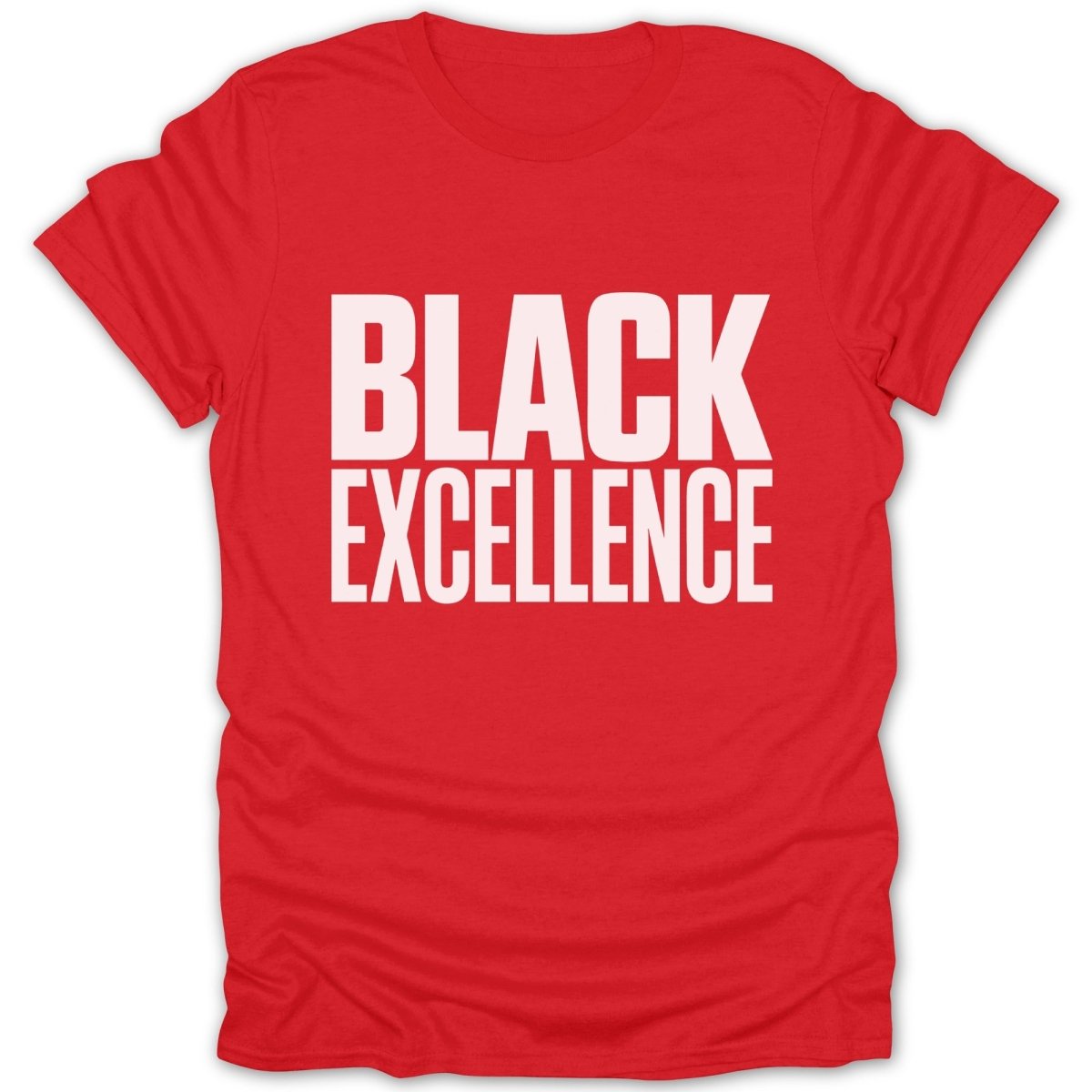 Bold Black Excellence Tee - Zion Threadz