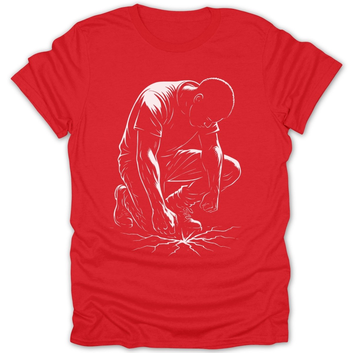 Black Man Fractured Earth Tee - Zion Threadz