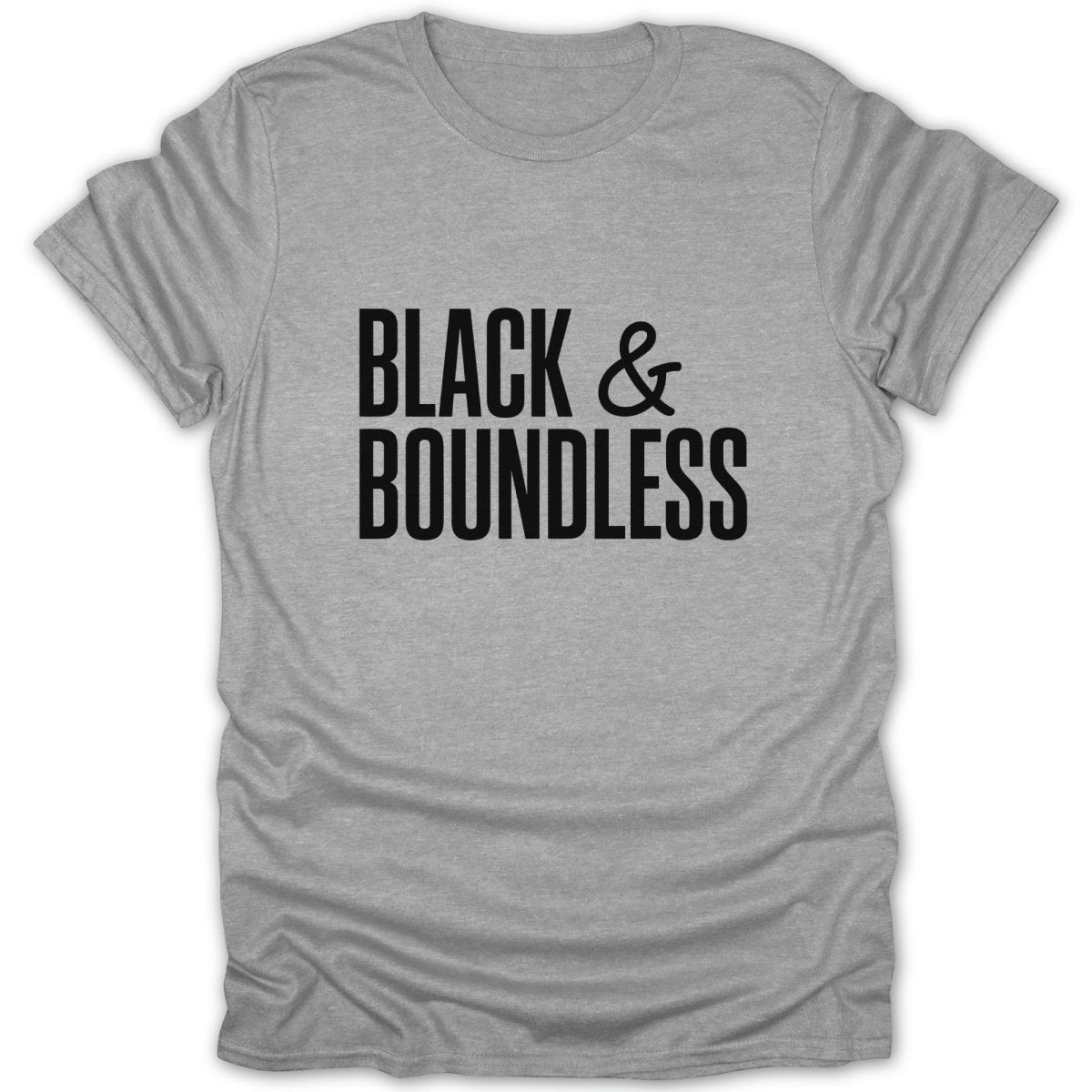 Black and Boundless Tee - Zion Threadz
