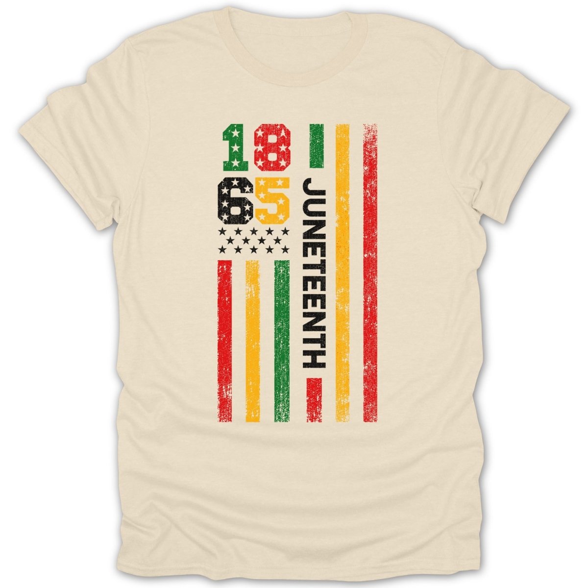 Juneteenth 1865 Heritage Flag Tee - Zion Threadz