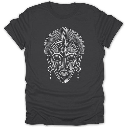 Ancient Spirit Wood Pattern Mask Tee - Zion Threadz