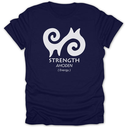 Adinkra Ahoden Strength Tee - Zion Threadz
