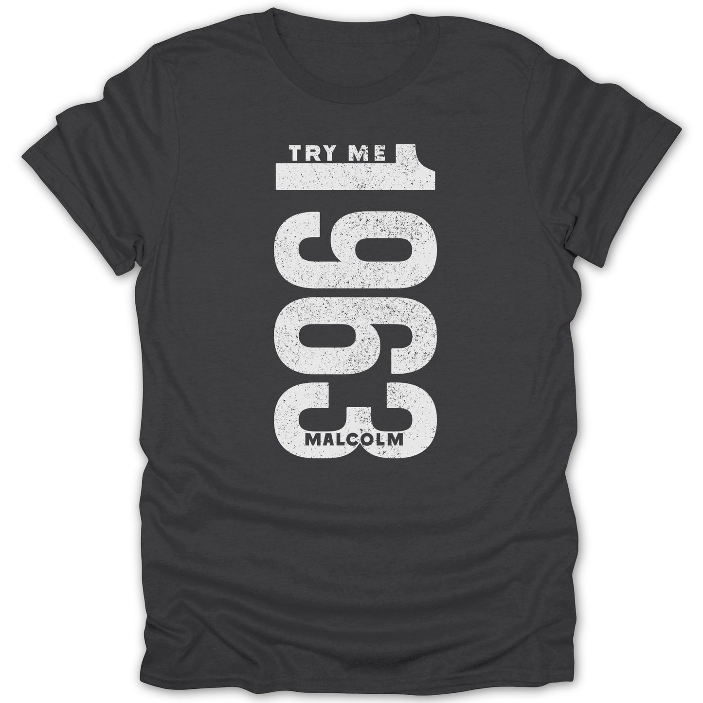 Try Me 1963 Malcolm Graphic Tee Shirt