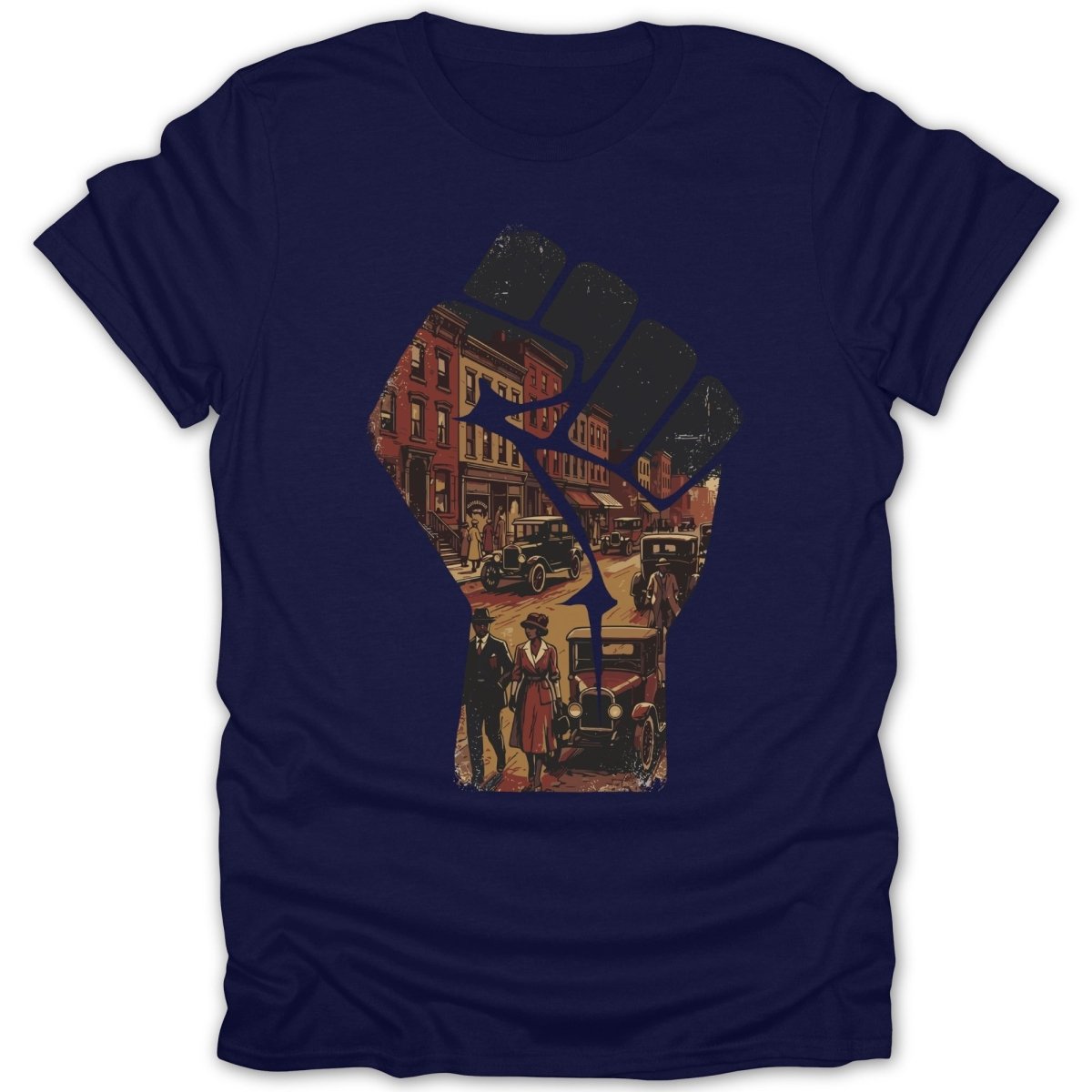 Retro Fist 1900's Tee - Zion Threadz