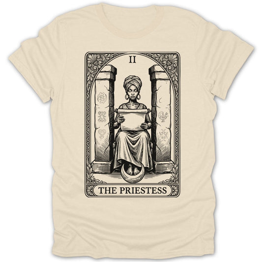High Priestess Tarot Tee - Zion Threadz