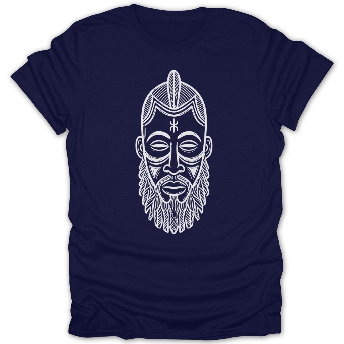 Tribal African Face Mask Tee - Zion Threadz