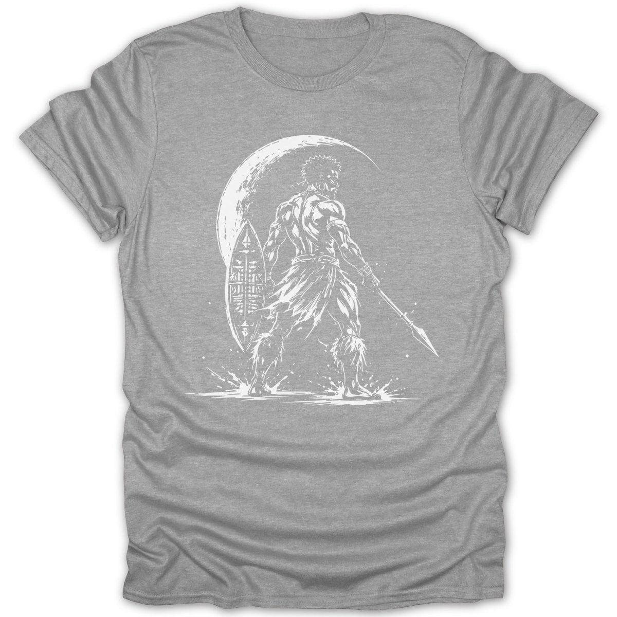 Moonlit Warrior BW Tee - Zion Threadz