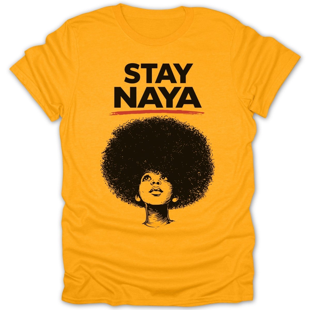Stay Naya Afro Girl Tee - Zion Threadz