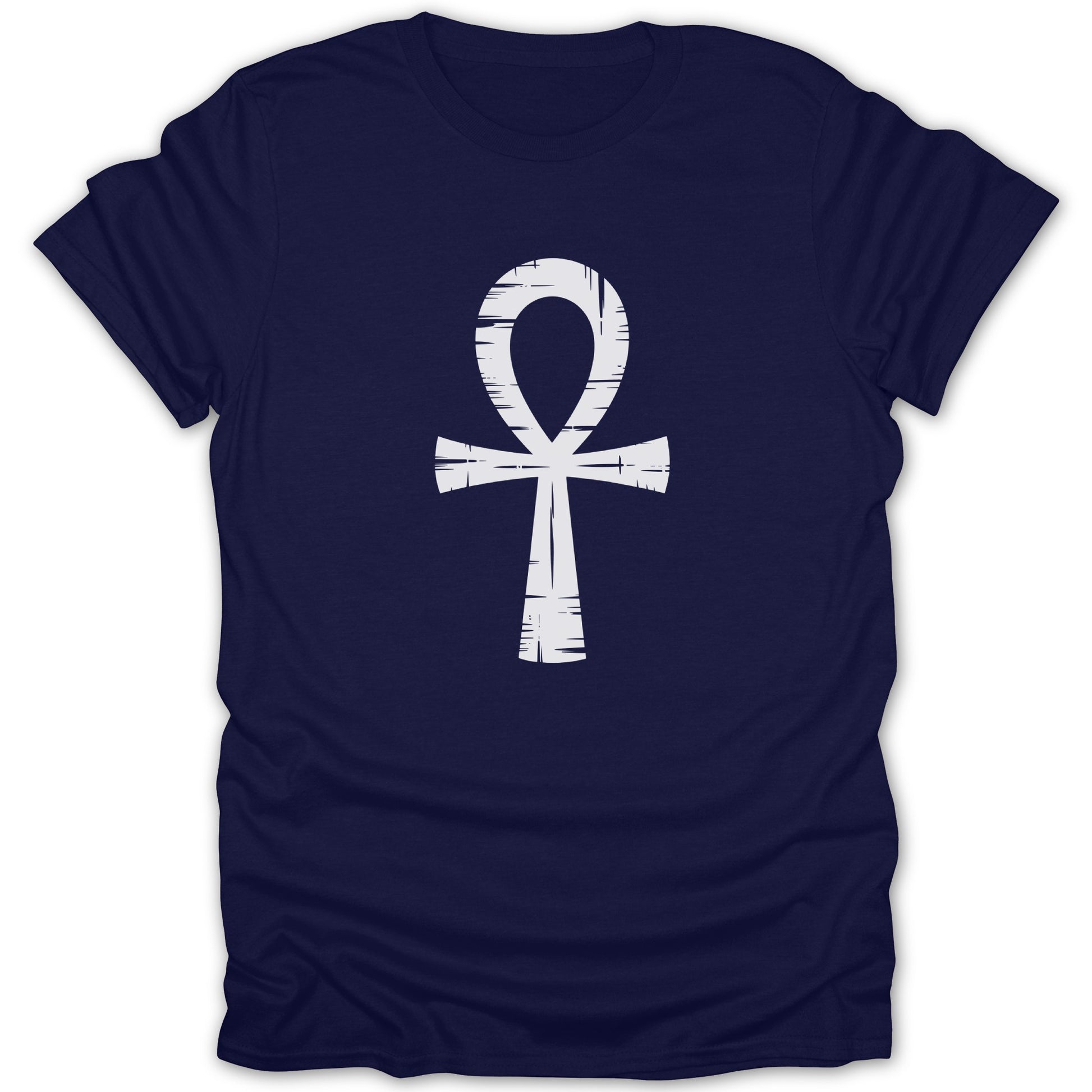 Ankh Symbol Navy Tee Design Unique T-Shirt product type