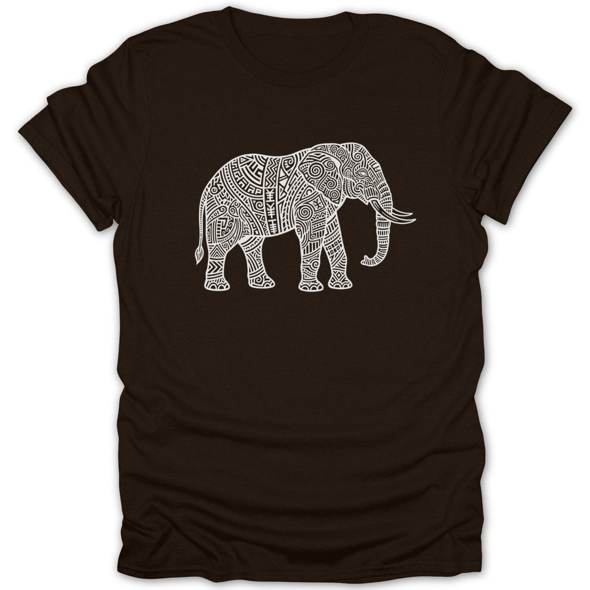 Tribal Elephant Pattern Tee - Zion Threadz
