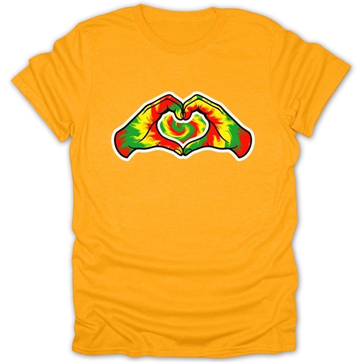 Hands Heart Rasta Tee - Zion Threadz