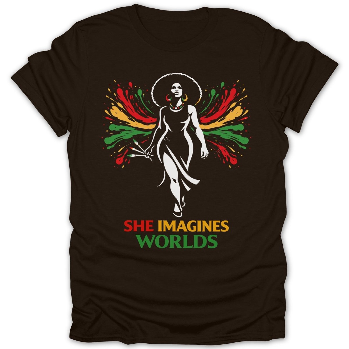 She Imagines Worlds Tee - Zion Threadz